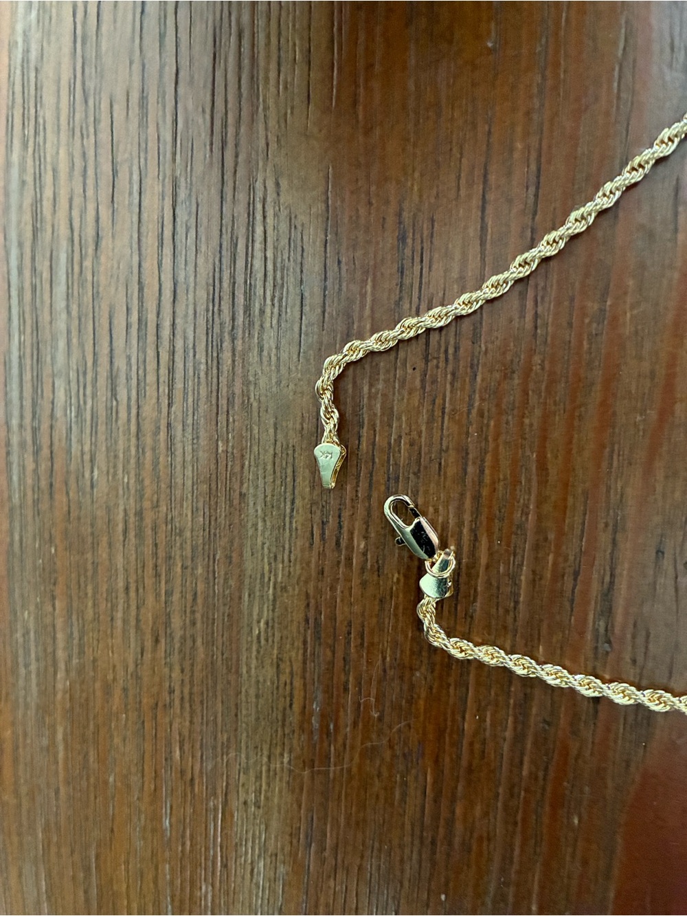 Gold and Silver Rope Chain Necklace Set - Picture 3 of 6